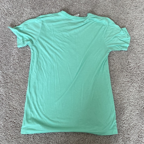 Bella+Canvas Pray Wait Trust Teal T-Shirt - Picture 4 of 10